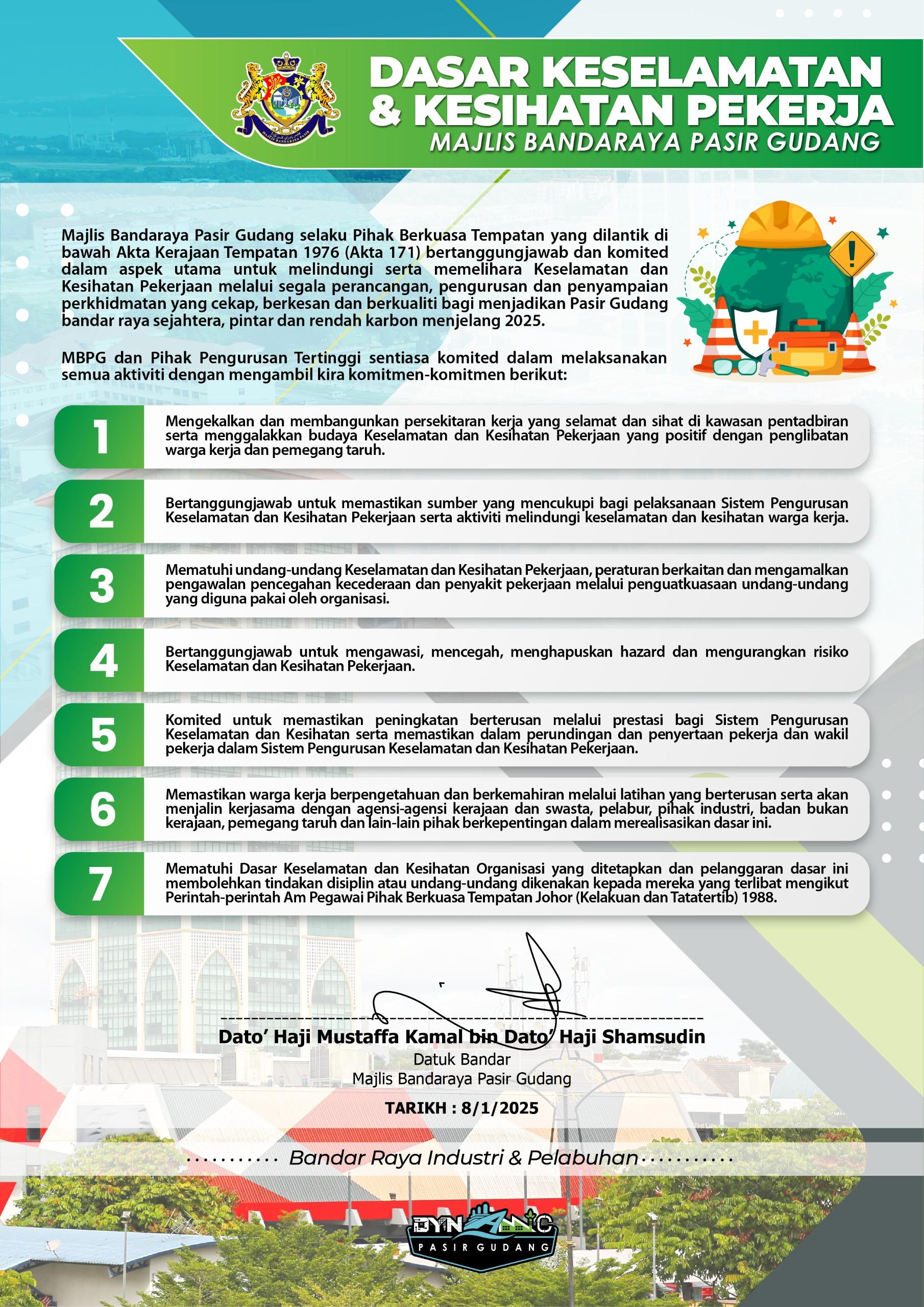 DASAR KESELAMATAN PEKERJA